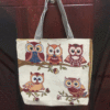 Cartoon capacious ethnic shopping bag one shoulder for mother and baby, suitable for import, ethnic style, wholesale