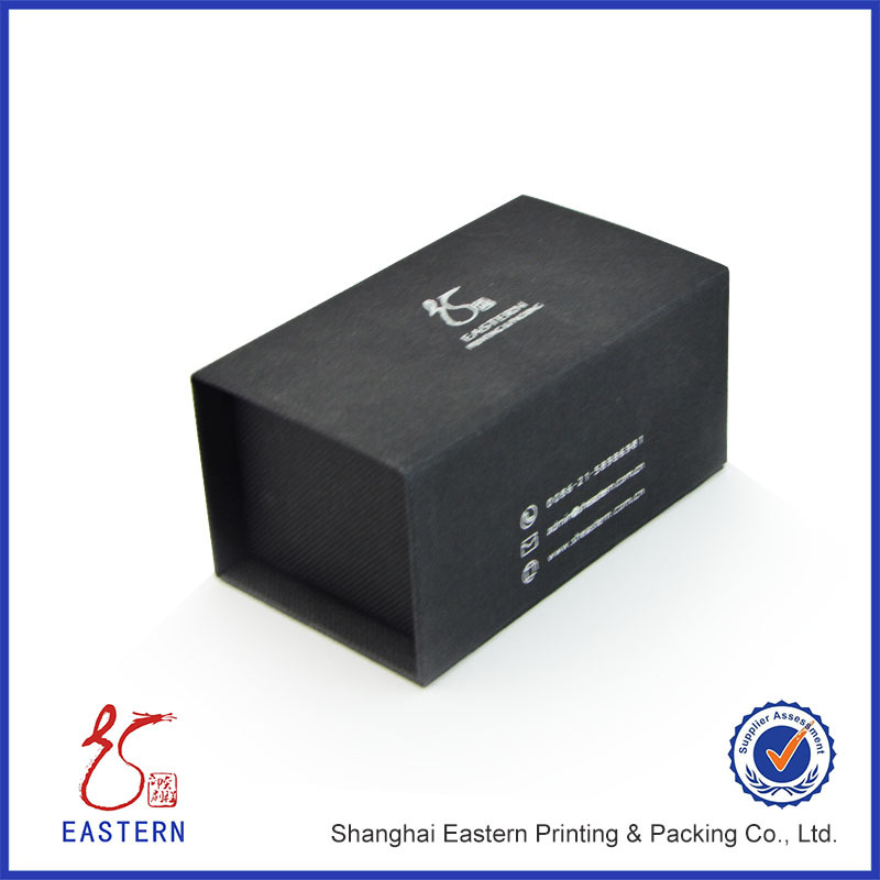 厂家定制 印刷精美UV 烫印特种纸名片盒 免费设计个性包装盒