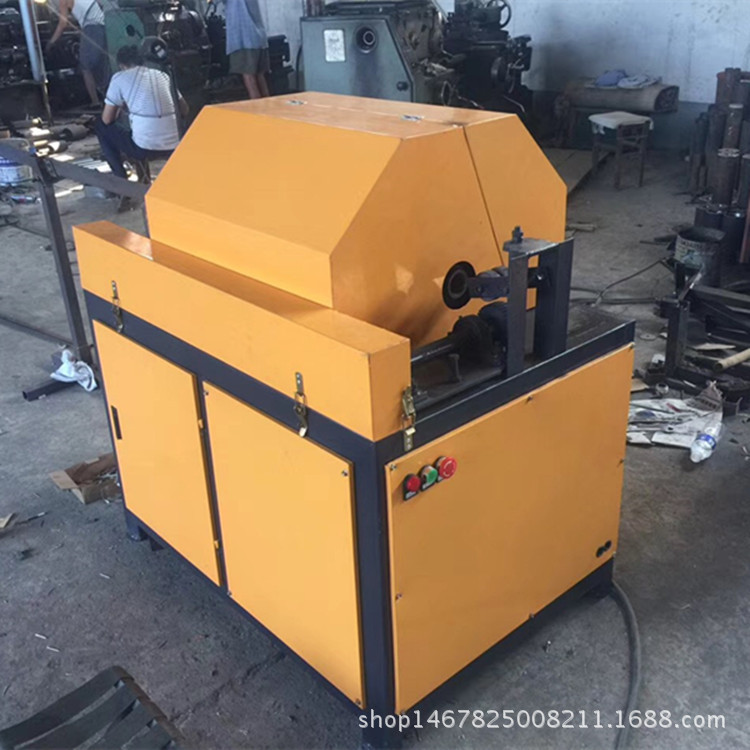 废旧螺纹钢除锈机自动废旧钢筋除锈抛光机电动螺纹钢筋除锈机价格