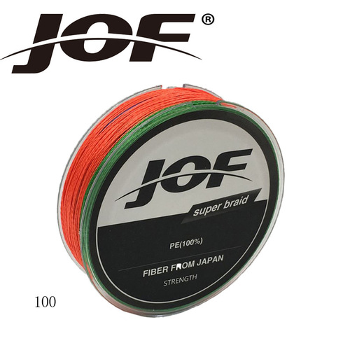JOF colorful 100-meter strong horse fish line, ten-meter one-color PE line, Xinli fishing gear manufacturer direct sales fishing line wholesale