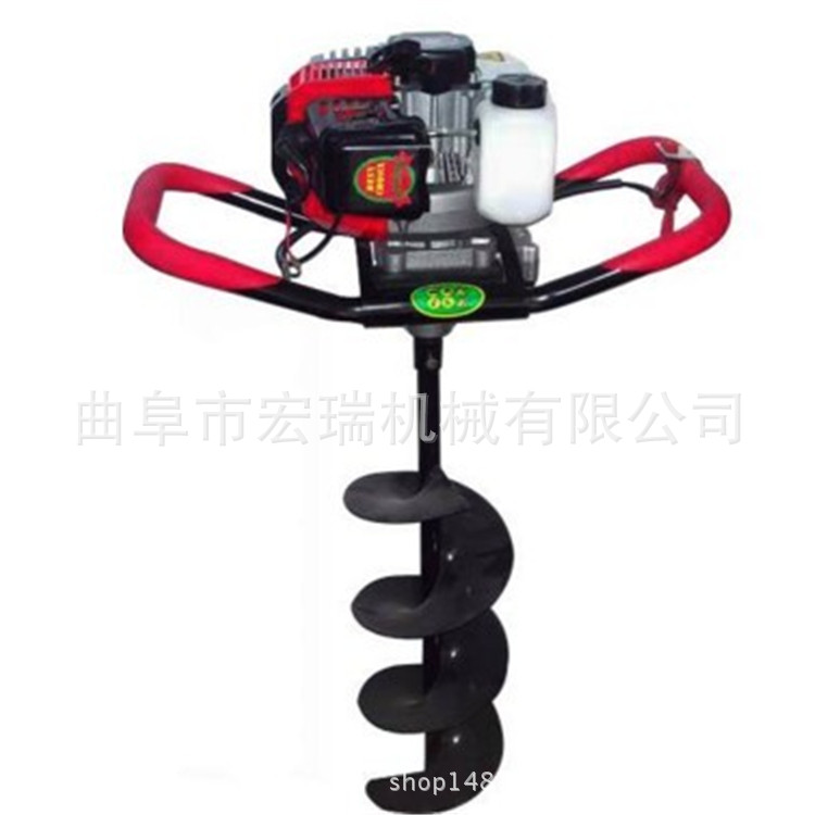 植树挖坑机 手提式汽油地钻 硬土质植树挖坑机林业机械7是7植保挖