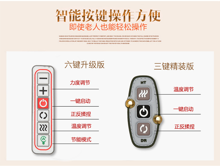 颈椎按摩器披肩红光家用揉捏肩膀颈肩颈部腰部肩部电动肩颈按摩仪详情22