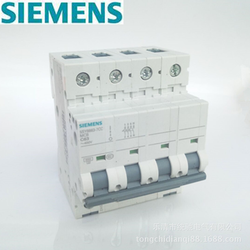 SIEMENS/西门子 小型断路器5SY6663-7CC 3P+N 63A