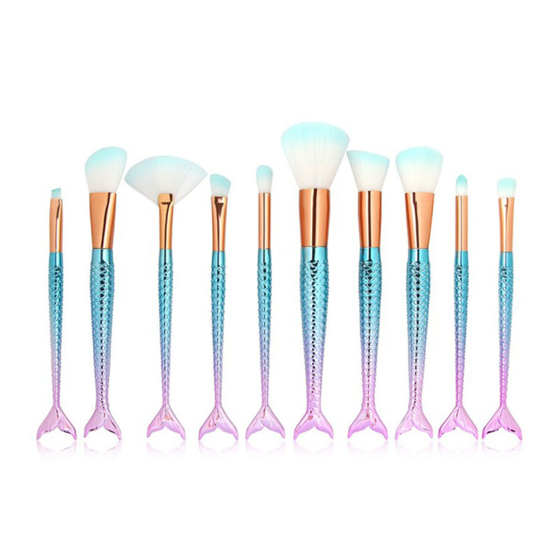 Mermaid Makeup Brush Set Image 5