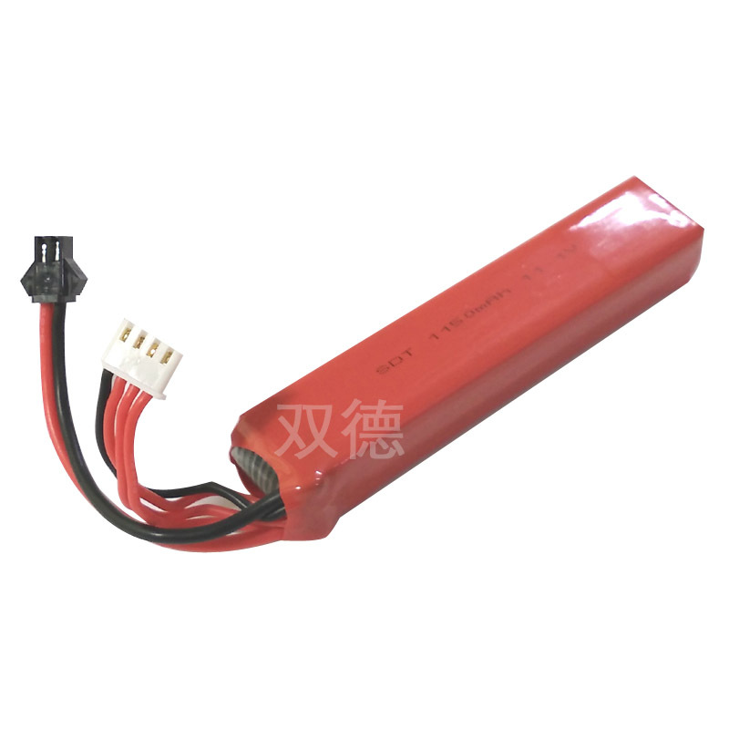 源头厂家跨境SDT11.1V1100锦明仁翔爆改水弹后托芯锂电池现货批发