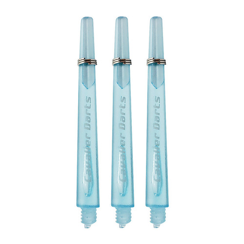 Knight Darts 6-Pack Crystal Frosted PC Transparent Darts Rod with Iron Ring 1g/Piece