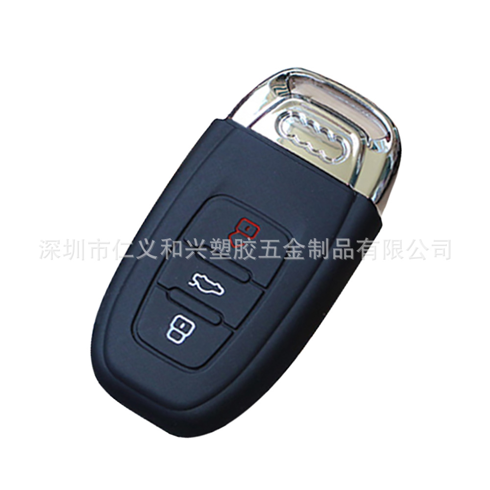 For Audi A6L RS6 RS7 silicone key case R8 S8 key case RS5S4 remote control case Silica ge