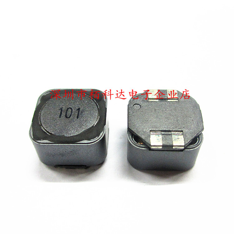 带屏蔽101 100UH 4脚 共模电感滤波器 12*12*8双绕组耦合电感1:1 