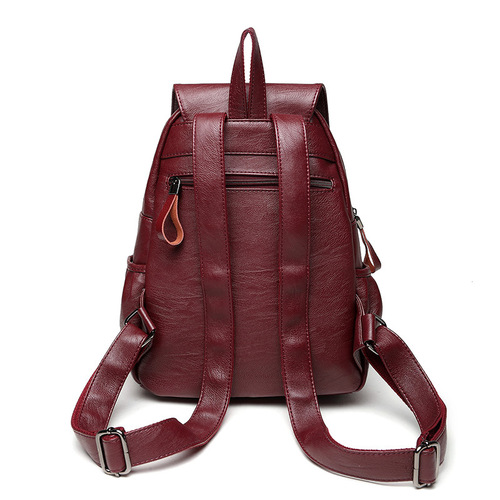  New Backpack Women's Casual Women's Bag Fashion Portable Ladies Travel Student Backpack