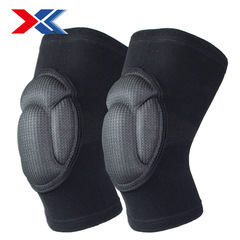 護膝防撞海綿護膝運動護具籃球舞蹈護膝針織拜佛保暖排球輪滑護膝