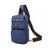 Water repellent chest bag one shoulder, multicoloured backpack on the belt, Korean style, wholesale