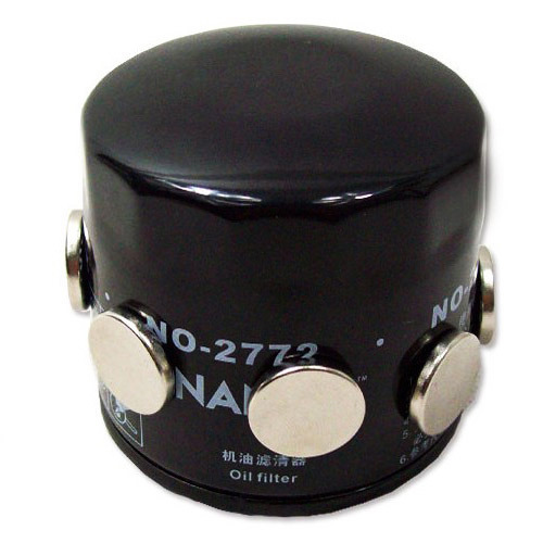 Car filter element, oil filter, strong magnet, engine filter magnetic iron, Magba car engine filter strong magnet