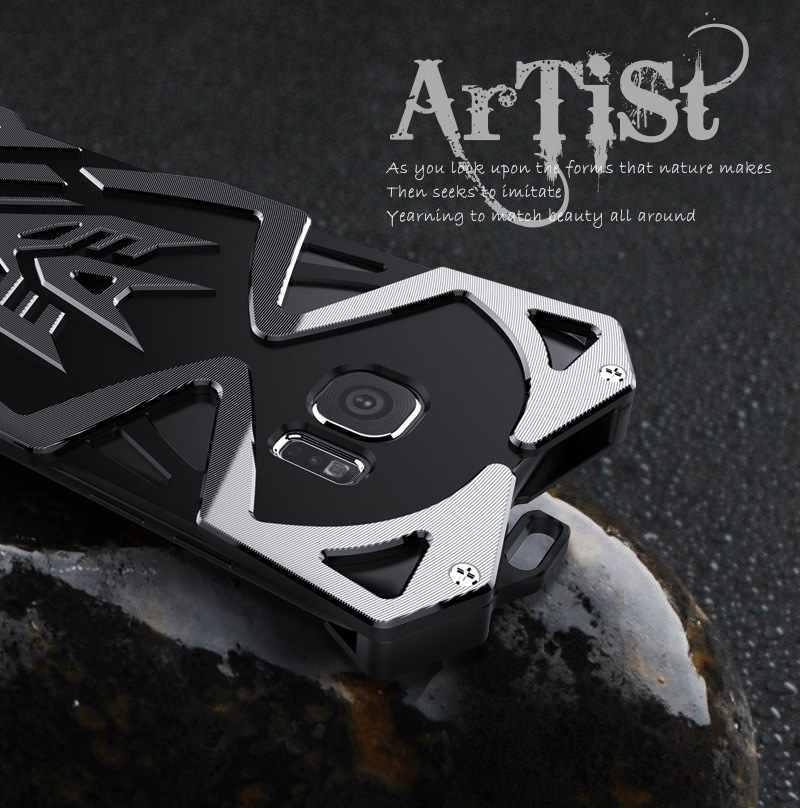 SIMON THOR Ⅱ Aviation Aluminum Alloy Shockproof Armor Metal Case Cover for Samsung Galaxy S6 Edge