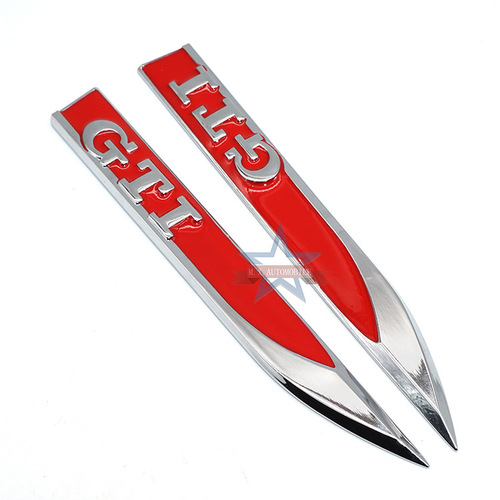Blade Leaf Side Panel Decal for Volkswagen Golf VII GTI Car Body 3D Side Decal Modification