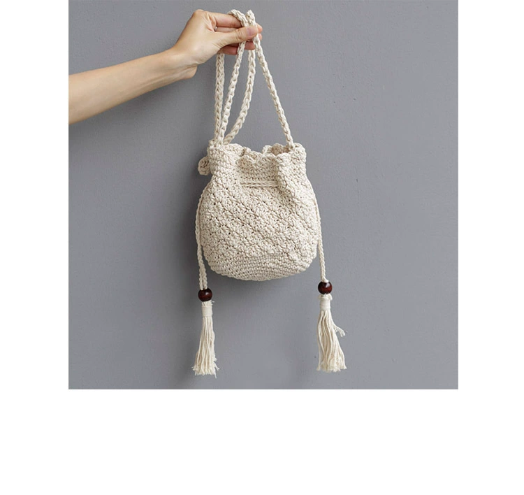 Beach straw ethnic shoulder bag, 2019, ethnic style