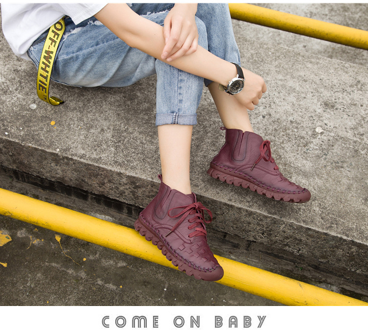 Bottes femme en En cuir - Ref 3354873 Image 27