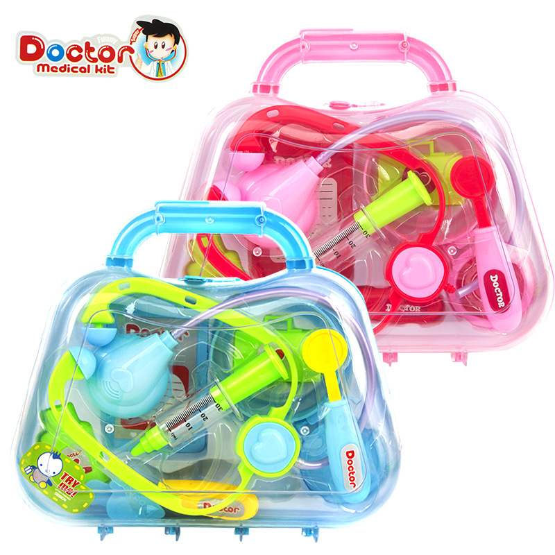 Men's simulation Medicine hold-all suit children Play house doctor Puzzle wholesale Random mix models