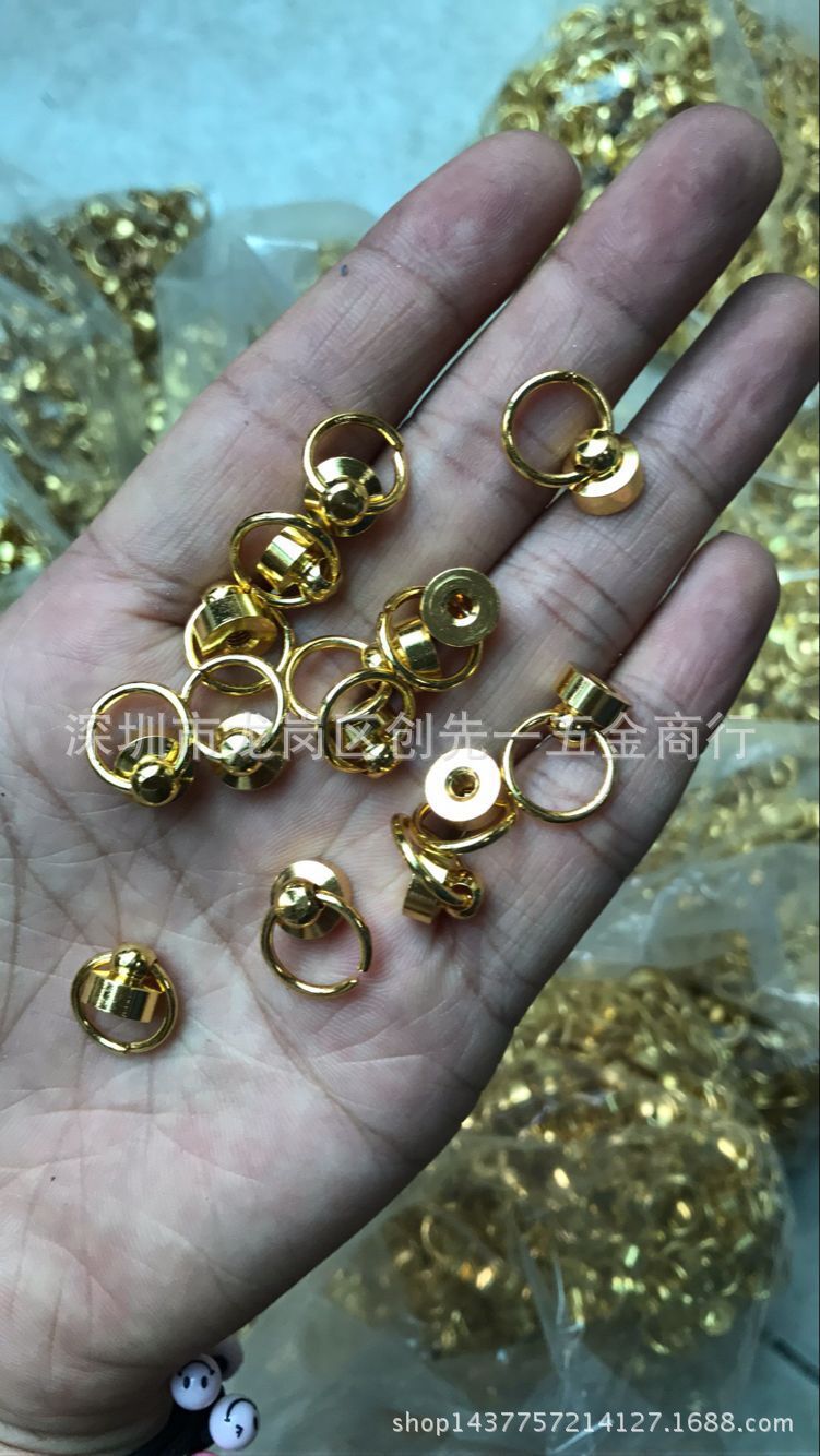 手机配件带环吊头 带圈和尚头