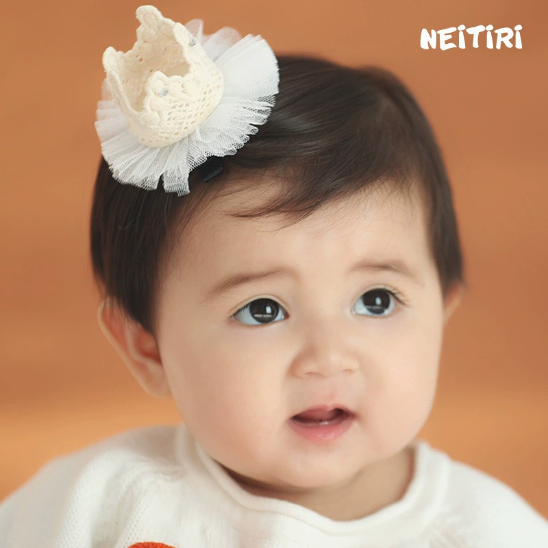 Детские аксессуары для волос в Корейском стиле Аксессуары для волос для девочек Детские аксессуары для короны на день рождения Детская повязка для волос Резинка для волос Amazon Прямые продажи