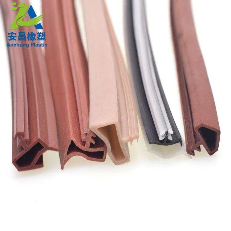 PVC木门防盗门密封条硅胶条u型d型木门皮条pu＋pp骨架密封条