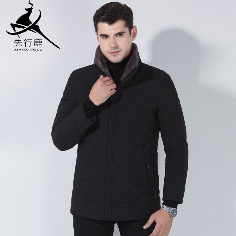 direct deal 2017 winter new pattern keep warm Men's Down Jackets White duck down man Adidas coat On behalf of