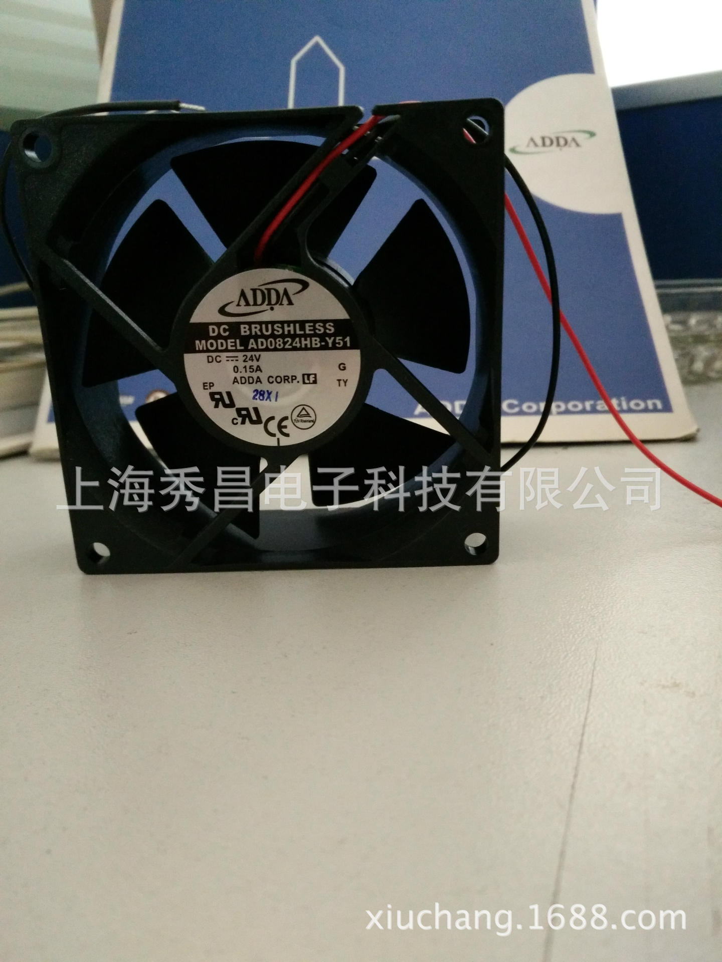 AD0824HB-Y51 原装正品台湾ADDA协禧风机 8032/24V 0.15A滚珠轴承