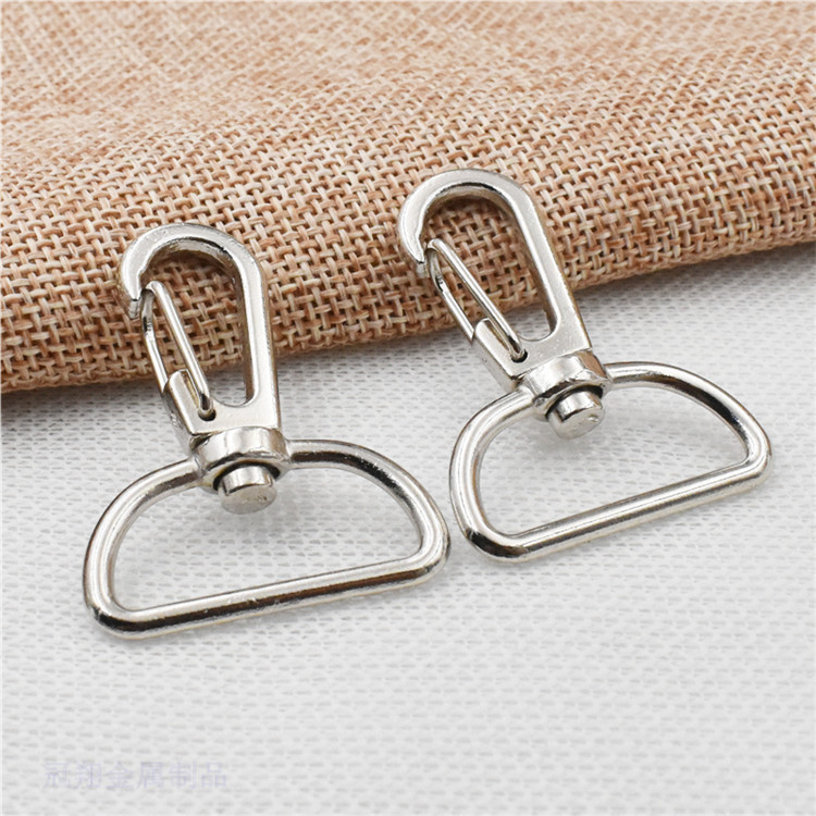 箱包五金配件厂家直销各种规格颜色 短身矮厚勾扣狗扣肩带扣挂扣
