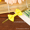 Tazi print point bow dot sweet wave dot bow, fashionable wild lady DIY jewelry accessories wholesale