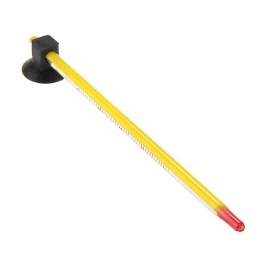 Wholesale Fish Tank Stable Hydraulic Gauge Aquarium Diving Glass Thermometer with Suction Cup 14CM