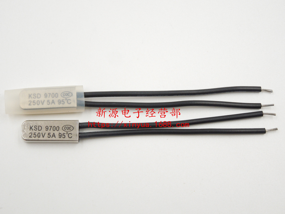 KSD-9700 金属壳温控开关 热保护器 感温片 常闭 95度 95°C