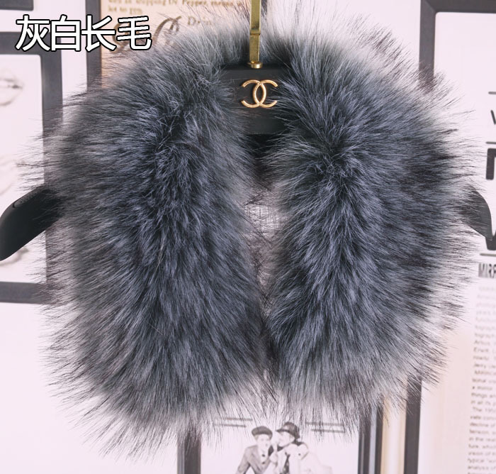 Autumn and winter keep warm Fox feather collar Fur imitation Collar Maomao Bib collar Wool top Hats False collar Shawl thickening