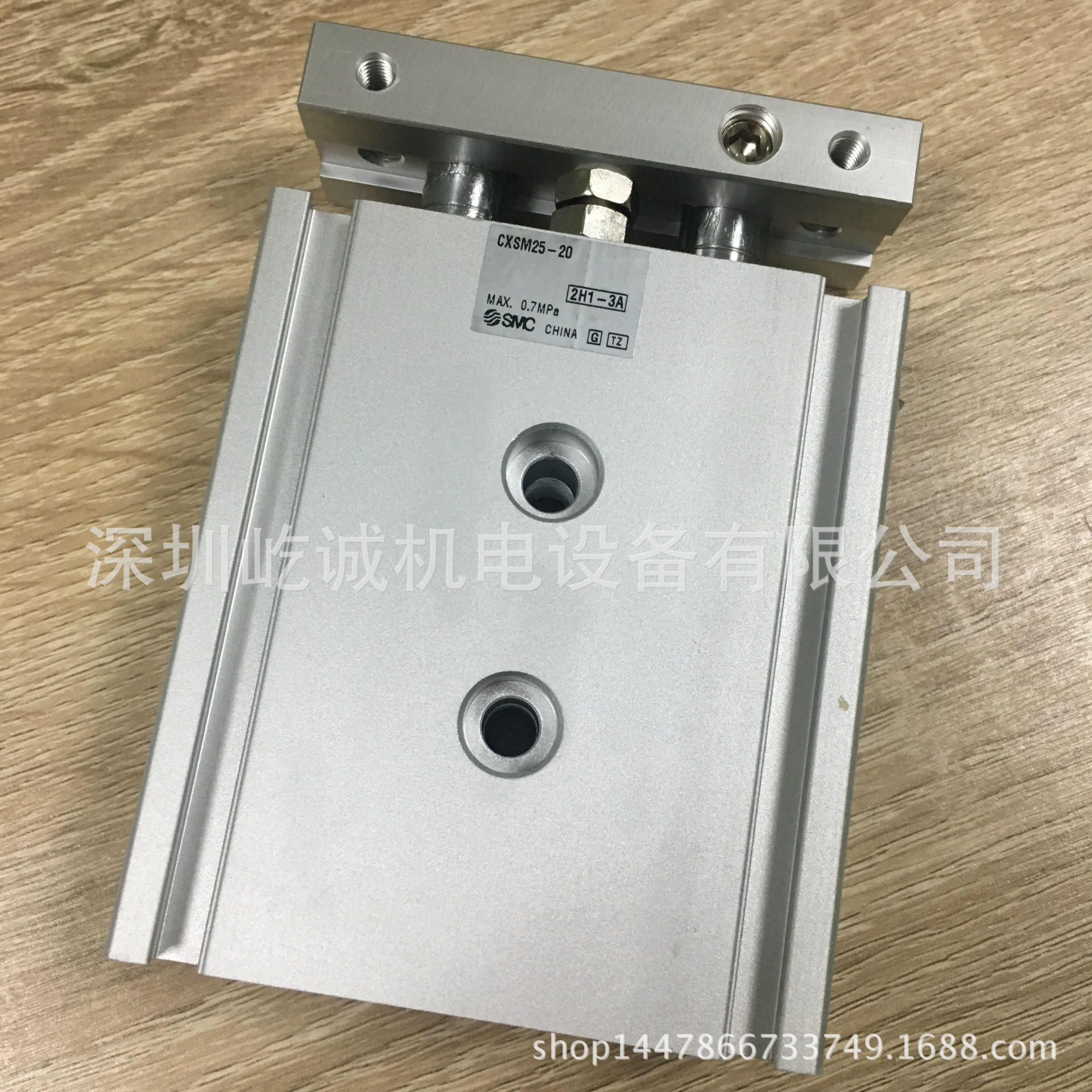 日本SMC气缸CXSM25-20双活塞棒滑动轴承原装全新气动元件