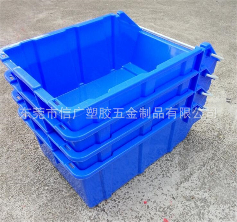 厂家直销深圳 广州 惠州 手提式零件箱 加厚斜口堆垛元件物料盒子