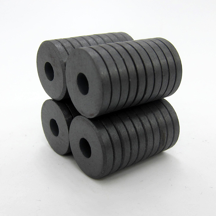 东莞厂家永磁铁氧体圆环 环形磁铁圆环 磁钢高温磁铁15.5x4.5x2
