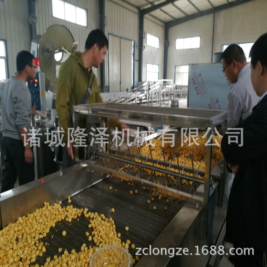 焦糖爆米花机焦糖色搅拌炒锅全自动大型爆米花