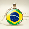 Pendant, fashionable accessory, with gem, wish, European style