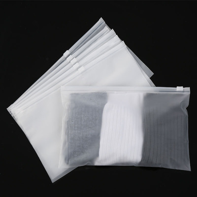 Clothing zipper bag cpe Scrub Underwear Packaging bag Socks Packaging bag Plastic Zipper bag wholesale customized