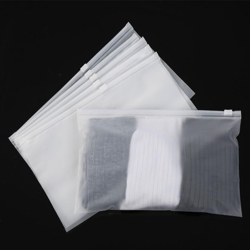 Clothing zipper bag cpe Scrub Underwear Packaging bag Socks Packaging bag Plastic Zipper bag wholesale customized
