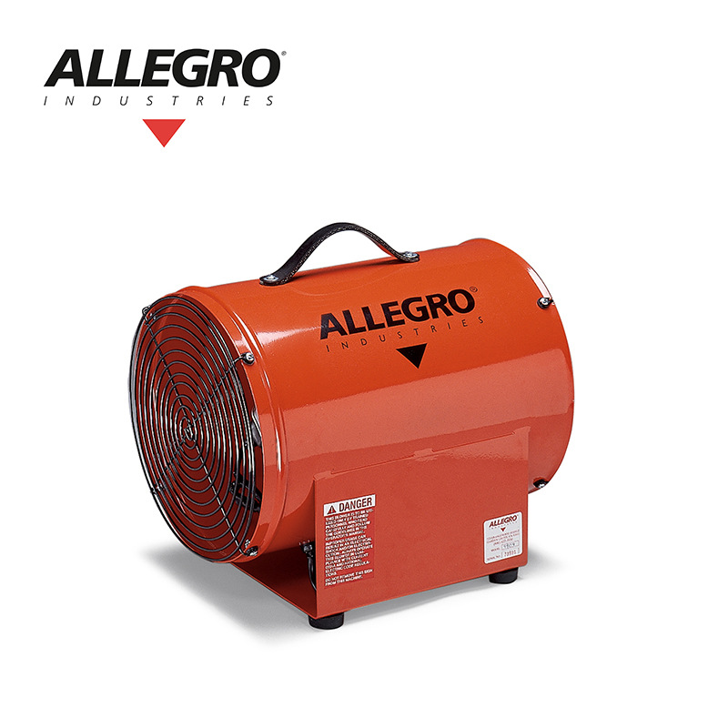 美国ALLEGRO12英寸便携式高输出轴流风机防 工业爆风机9509-50E