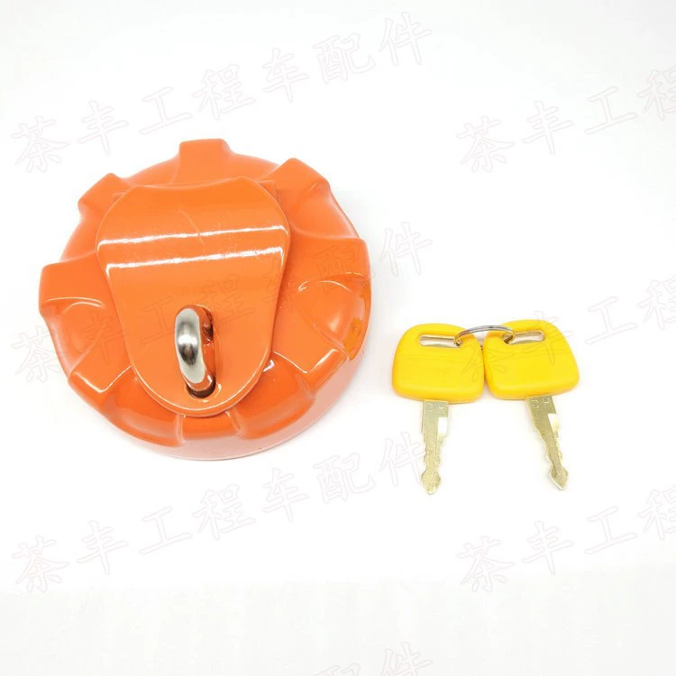 Аксессуары для экскаваторов, подходящие для крышки дизельного бака Daewoo 220-5, противоугонная крышка топливного бака, двойной Противоугонный замок