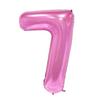 Golden big digital balloon, decorations, 40inch, pink gold, gold and silver