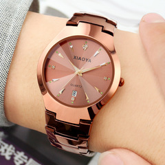 筱雅xiaoya1239時尚潮流男表韓版金色女表夜光超薄石英表批發