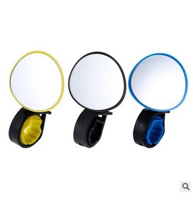 Factory direct sales mini adjustable bicycle rearview mirror mountain bike rear view bicycle reflector belt buckle