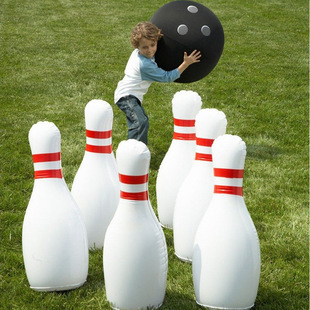 Factory direct inflatable bowling set toys PVC inflatable toy ball set plastic children's toys