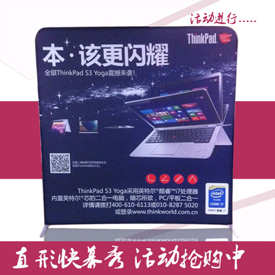 The exhibition hall Background wall portable exhibition Light and easy to carry Removable aluminium alloy Circular tube texture of material