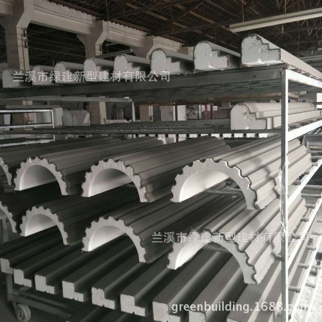 金华别墅外墙装饰线条、EPS成品罗马柱、EPS窗套线、EPS花板