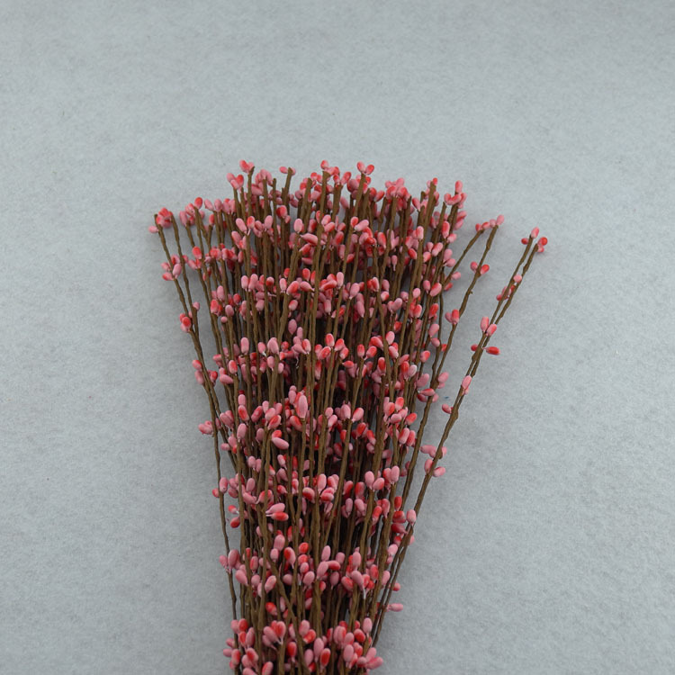 厂家直销40厘米花环藤条 9对小浆果喜糖布丁瓶口装饰仿真藤条批发|ru