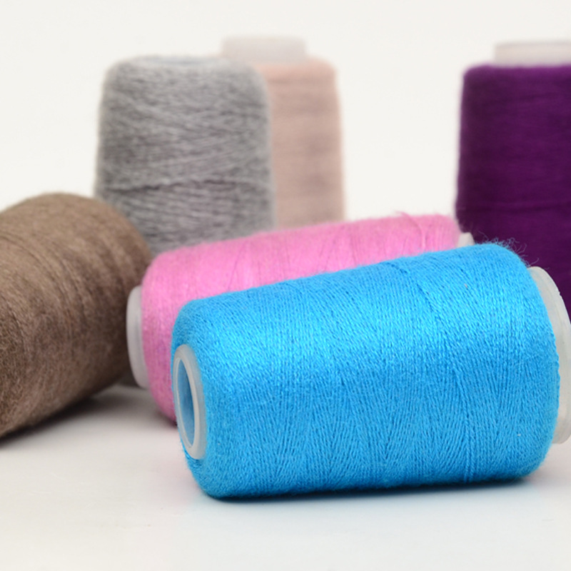 羊绒伴侣纱线6+6伴侣弹力小轴配线毛衣弹力丝锦纶丝纱线20克/轴