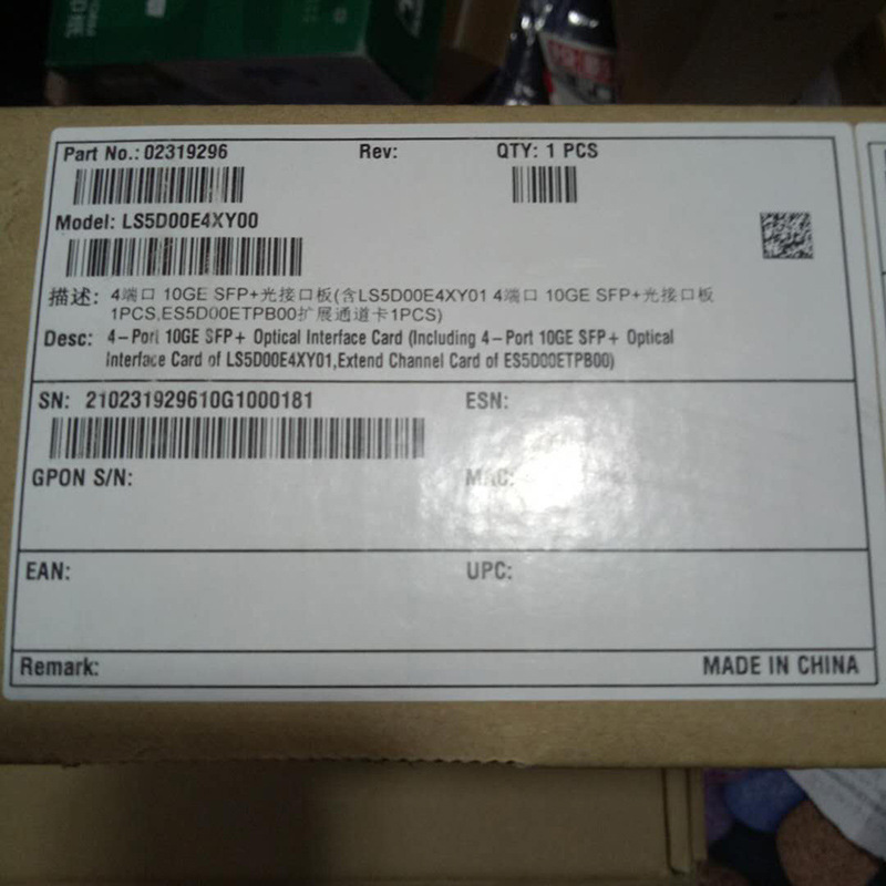 华为Huawei LS5D00E4XY00 S5300系列 4端口10GE SFP 光接口板