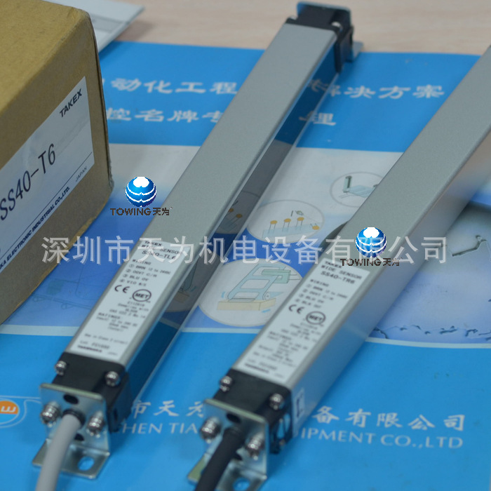 【实物拍摄】SS40-T40日本TAKEX竹中光幕传感器